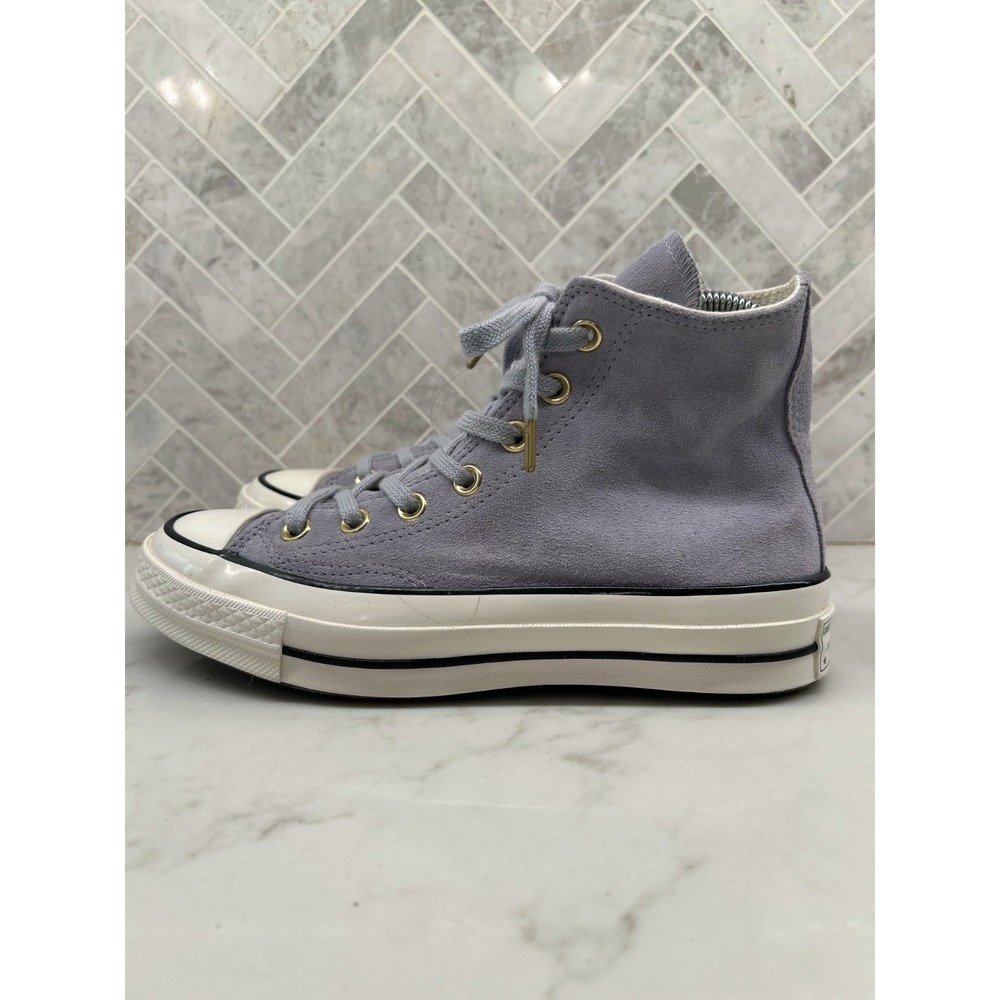 Converse Chuck Taylor All Star Move High Top Sneakers Womens Size 7 Purple Suede